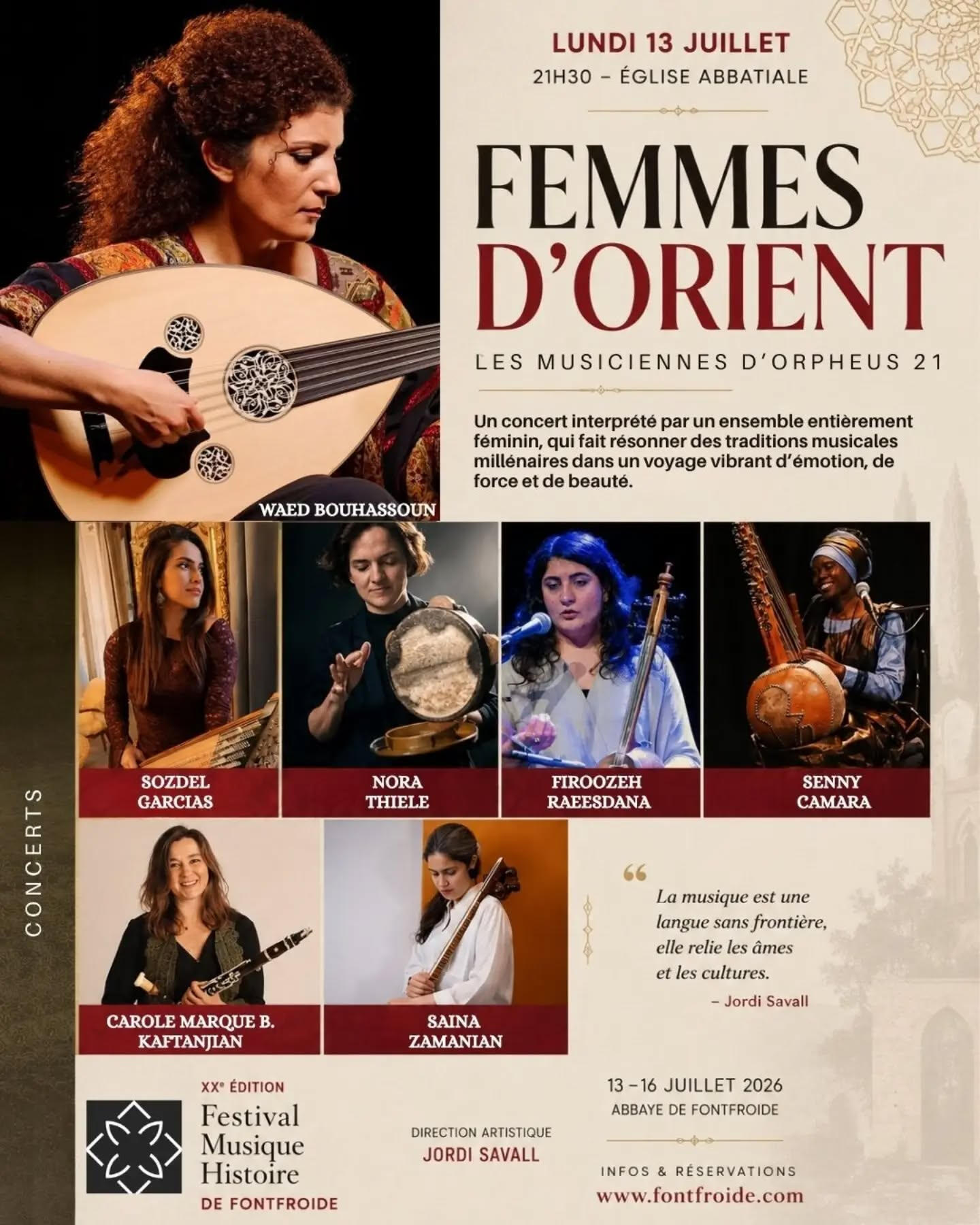 Concert at Fontfroid, July 2026